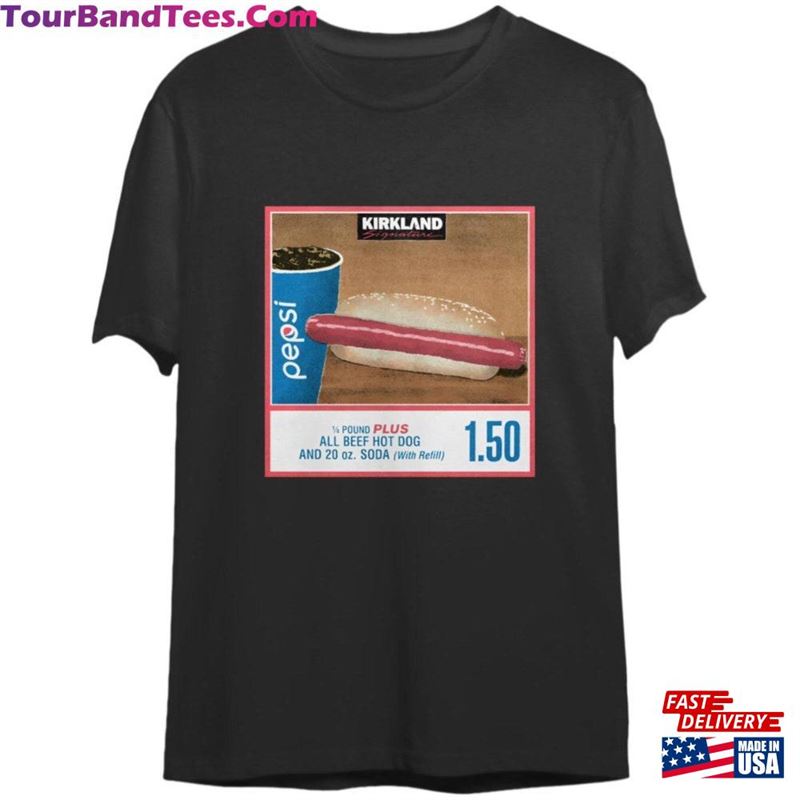 Costco Hot Dog Soda Combo With Quote Shirt T-Shirt Hoodie 29Uf124256 – Utopia Fashion