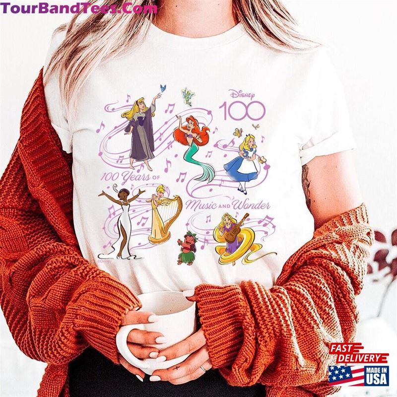 Years Of Music And Wonder Princess Songs Shirt 100Th Celebration T-Shirt Anniversary Classic 29Uf136406 – Utopia Fashion