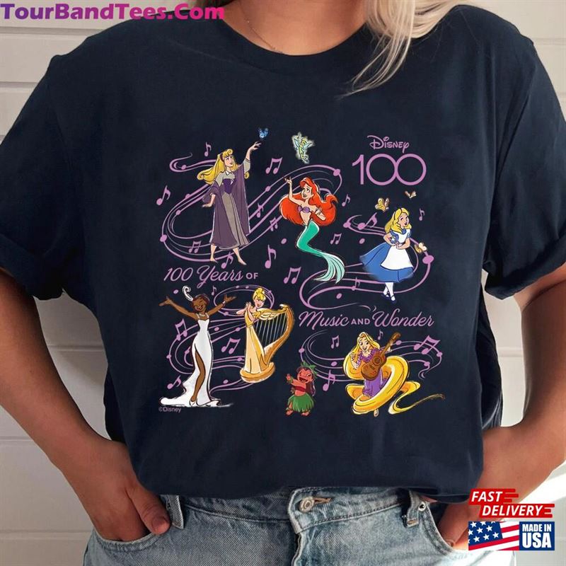 Years Of Music And Wonder Princess Songs Shirt 100Th Celebration T-Shirt Anniversary Classic 29Uf136406 – Utopia Fashion