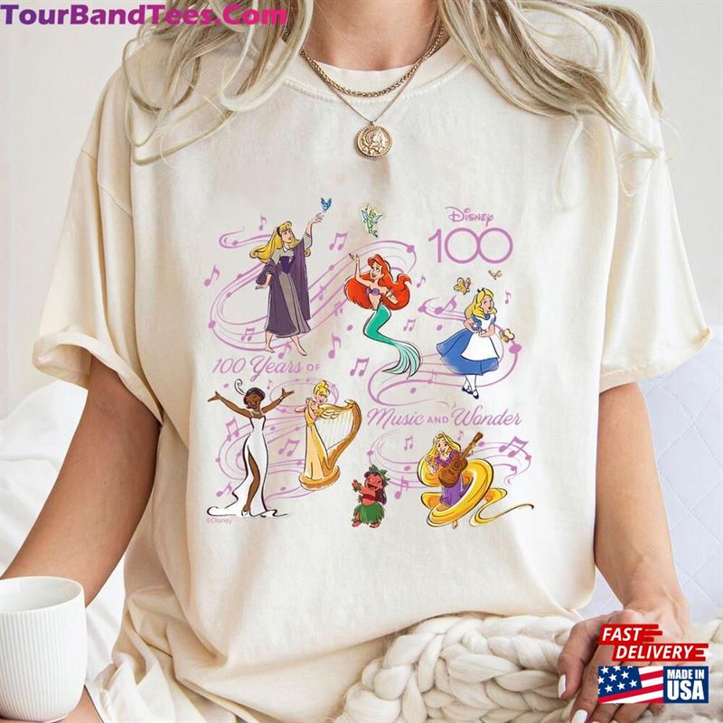 Years Of Music And Wonder Princess Songs Shirt 100Th Celebration T-Shirt Anniversary Classic 29Uf136406 – Utopia Fashion