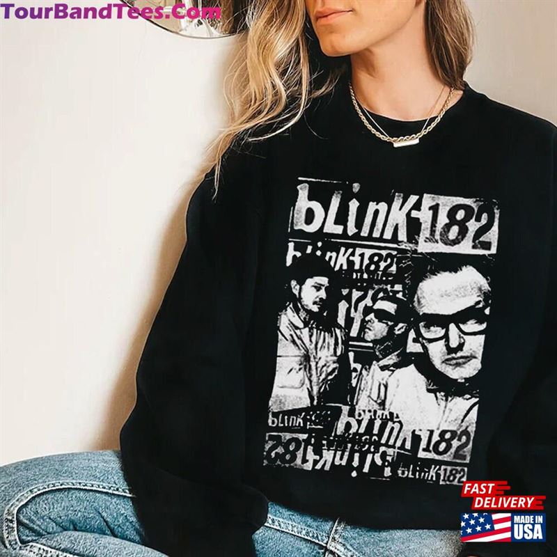 World Tour Shirt Vintage Blink Tee Band Hoodie Sweatshirt 29Uf118622 – Utopia Fashion