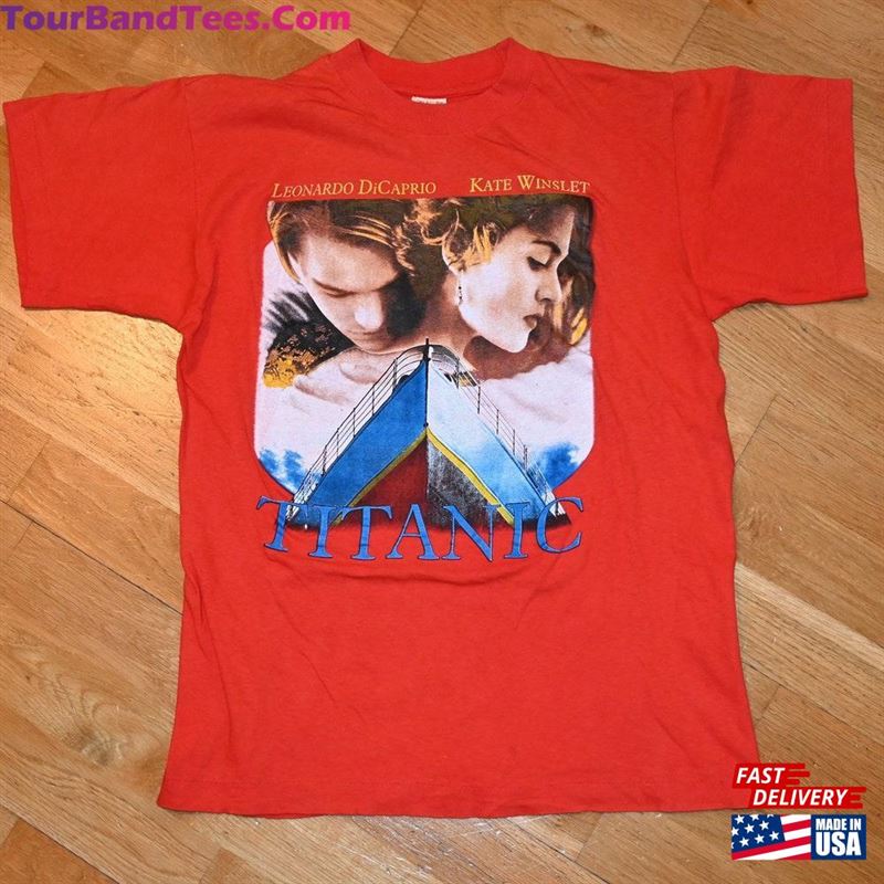 1990’S Titanic Leonardo Dicaprio Vintage Rare Movie Iceberg Ship Boat Vtg Rap Tee T Shirt (S Classic Hoodie 29Uf136866 – Utopia Fashion