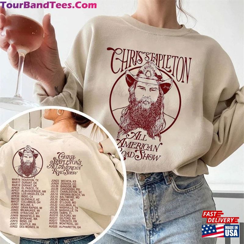 Sided Chris Stapleton All American Road Show Tour Shirt Tee T-Shirt Hoodie 29Uf118992 – Utopia Fashion