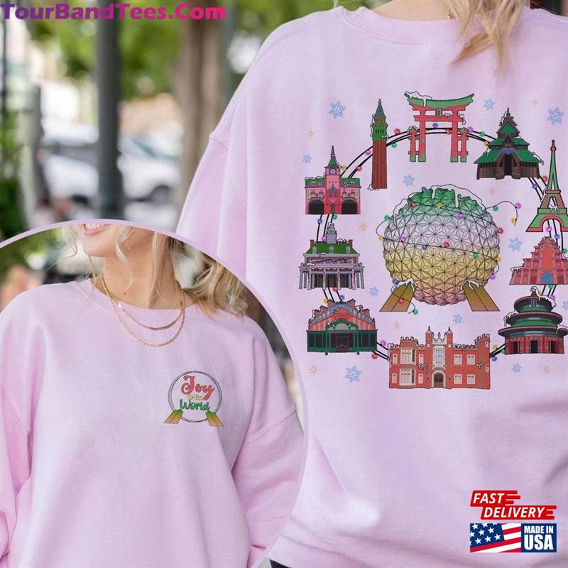 Sided Joy To The World Christmas Shirt Epcot Tour Hoodie Sweatshirt 29Uf122539 – Utopia Fashion