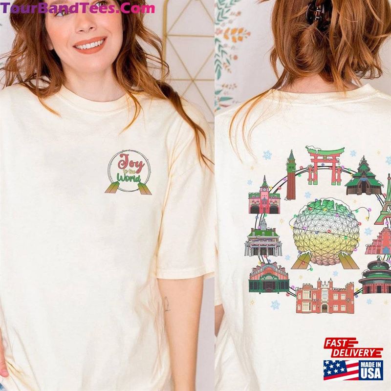 Sided Joy To The World Christmas Shirt Epcot Tour Hoodie Sweatshirt 29Uf122539 – Utopia Fashion