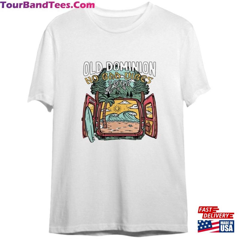 Old Dominion Tour No Bad Vibes O Shirt Unisex Double Side Premium T-Shirt Classic 29Uf122833 – Utopia Fashion