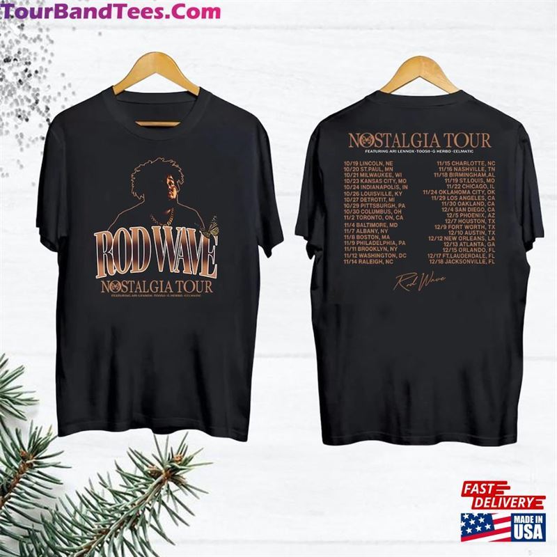 Rod Wave Nostalgia Tour Shirt Merch Rapper T-Shirt Classic 29Uf124117 – Utopia Fashion