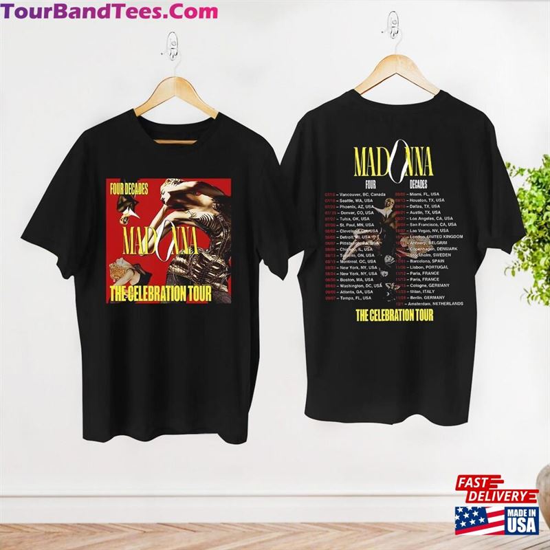 Tour Shirt Madonna The Celebration Concert 90S Vintage Classic Unisex 29Uf118379 – Utopia Fashion