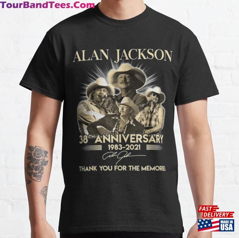 38Th Anniversary Alan Art Jackson Limited Design Classic T-Shirt Hoodie 29Uf141601 – Utopia Fashion