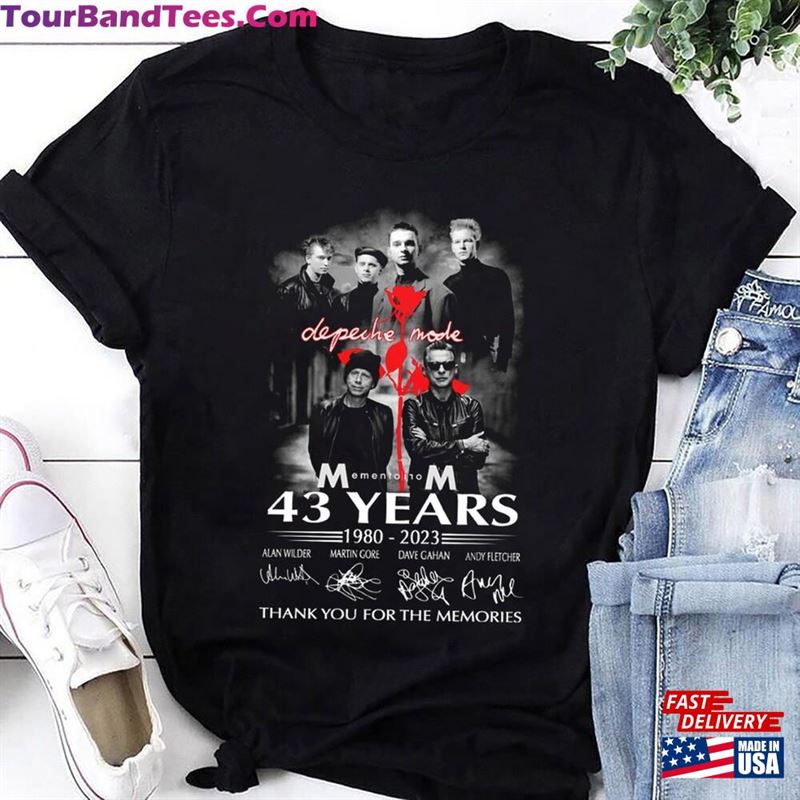 Years Depeche Mode Band Shirt Memento Mori Tour Vintage Sweatshirt Unisex 29Uf122578 – Utopia Fashion