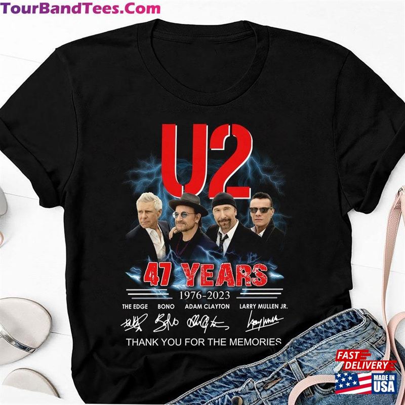 Years U2 Tour Band Signatures Shirt Concert Merch Achtung Baby Sweatshirt Unisex 29Uf131403 – Utopia Fashion