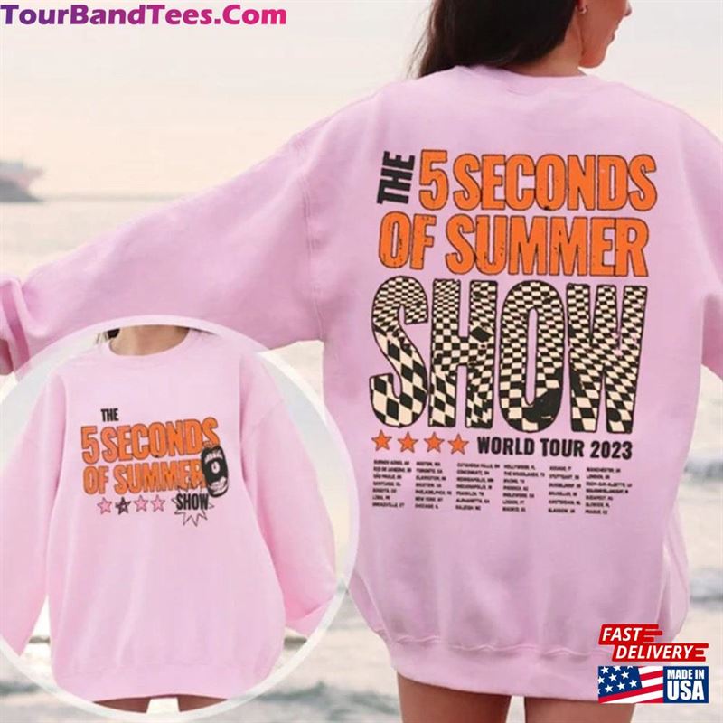 Seconds Of Summer Music Shirt Tour Sweatshirt 5Sos Gift Y2K Merch Vintage The Show Unisex 29Uf124122 – Utopia Fashion