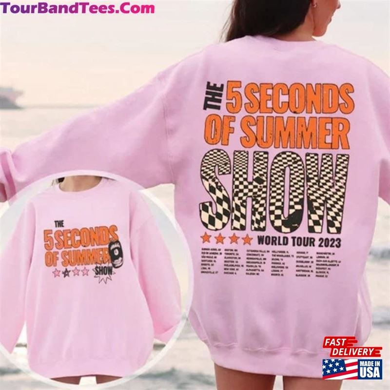 Seconds Of Summer Music Shirt Tour Sweatshirt 5Sos Gift Y2K Merch Vintage The Show Unisex Hoodie 29Uf123093 – Utopia Fashion