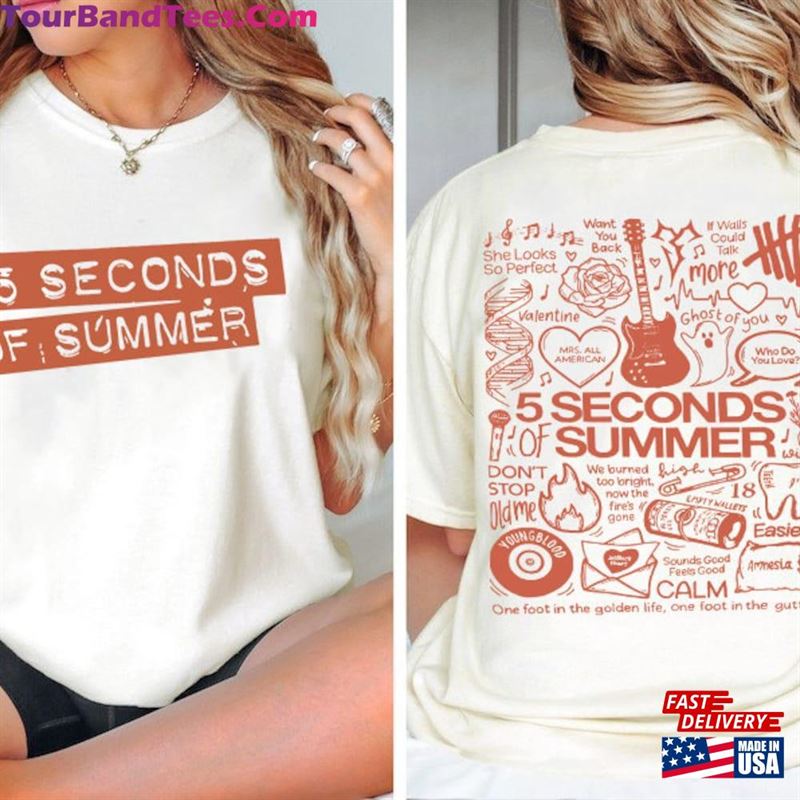 Seconds Of Summer Music Shirt Vintage The Show Tour Classic Unisex 29Uf136510 – Utopia Fashion