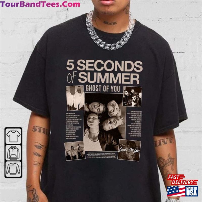 Seconds Of Summer Show T-Shirt 5Sos Ghost You Sweatshirt Pop Rock Band Merch Unisex 29Uf131965 – Utopia Fashion