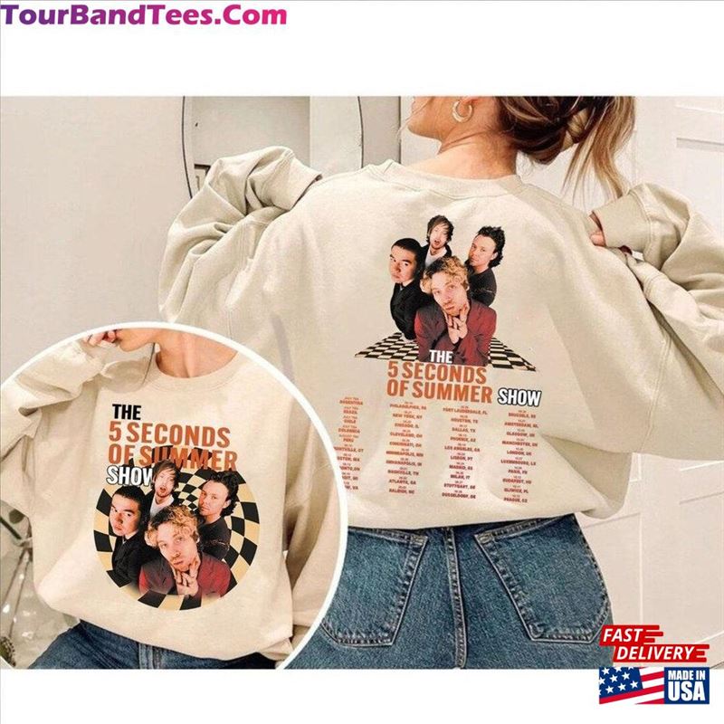 Seconds Of Summer Show Vintage Shirt The Tour Sweatshirt 5Sos Pop Rock Band T-Shirt 29Uf136555 – Utopia Fashion