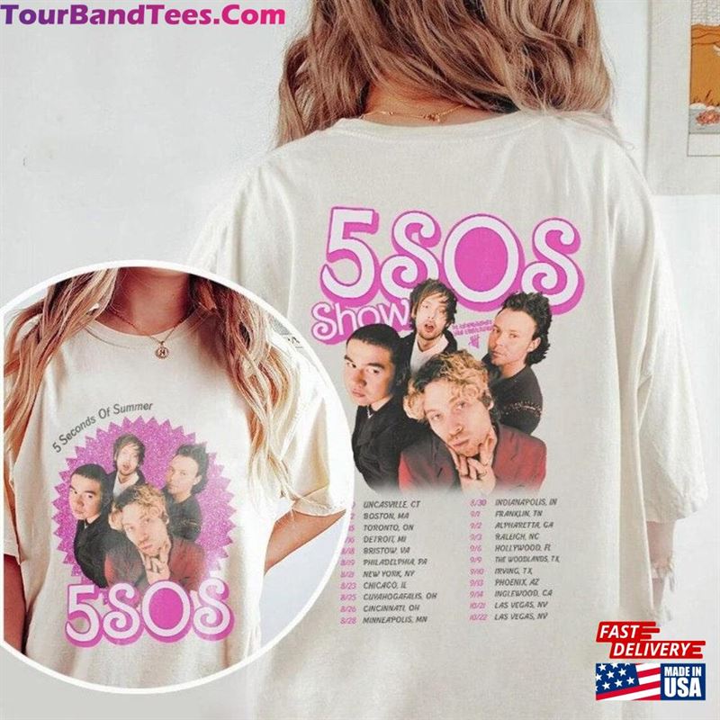 Seconds Of Summer T-Shirt The Show Tour Sweatshirt 5Sos Pop Rock Band Hoodie 29Uf136534 – Utopia Fashion