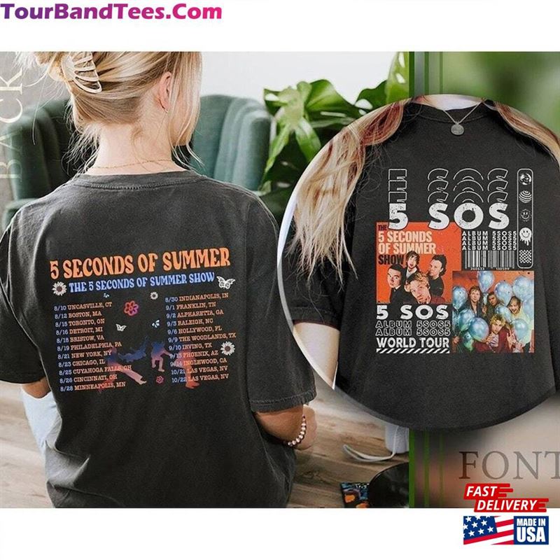 Seconds Of Summer Tour Shirt 5Sos Show The Vintage Sweatshirt Classic Hoodie 29Uf136570 – Utopia Fashion