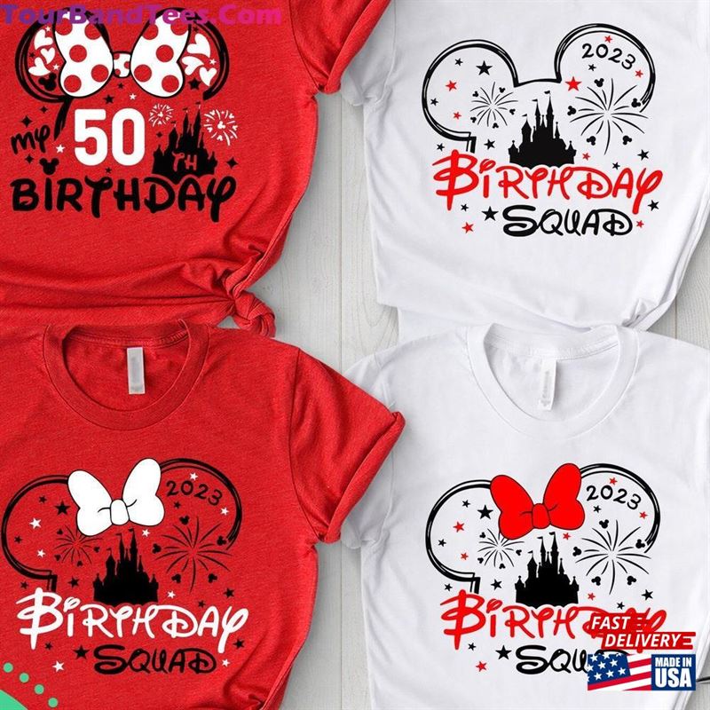 50Th Birthday Shirt Disney Squad Minnie Years Old Unisex Hoodie 29Uf122752 – Utopia Fashion