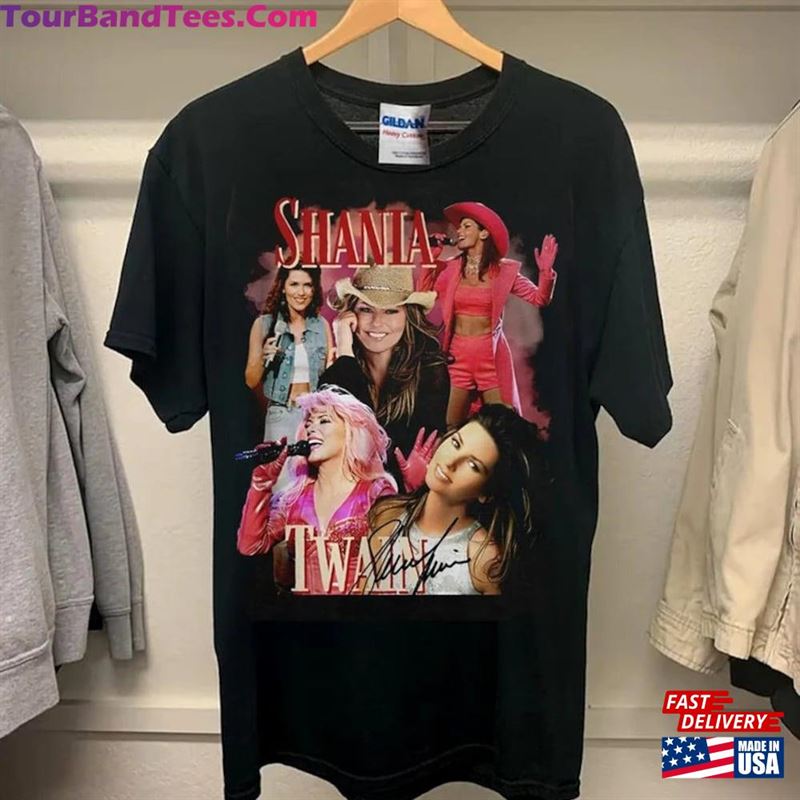 90’S Country Shirt Vintage Shania Twain T-Shirt Unisex Classic 29Uf141646 – Utopia Fashion