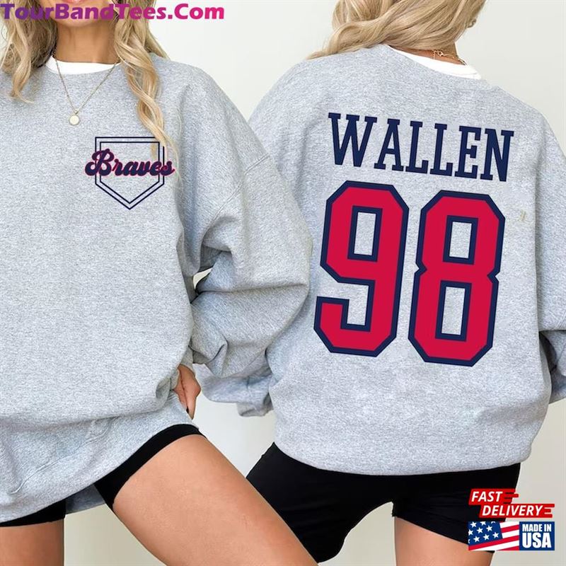 Braves Wallen T-Shirt Cowboy Western Sweatshirt Mlb Baseball Shirt Unisex 29Uf122516 – Utopia Fashion