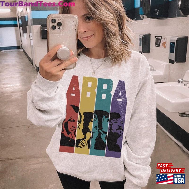 A Bba Concert Shirt Vintage The Tour Tshirt Dancing Queen Tee Classic Sweatshirt 29Uf118719 – Utopia Fashion