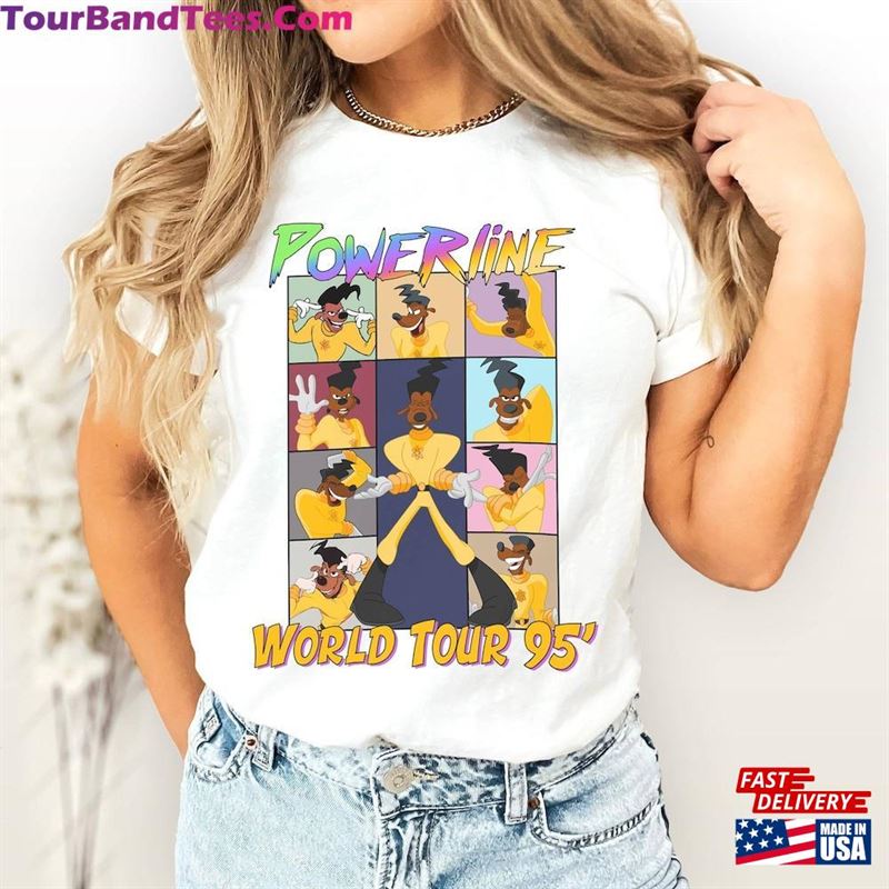 A Goofy Movie Powerline World Tour 95’The Eras Shirt Vintage Magic Kingdom Classic Unisex 29Uf124585 – Utopia Fashion