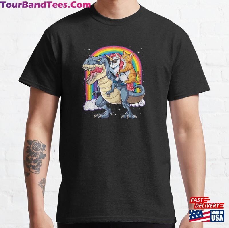 A Magical Dino Cat Unicorn For The Ultimate Animal Enthusiast Classic T-Shirt Hoodie 29Uf118665 – Utopia Fashion