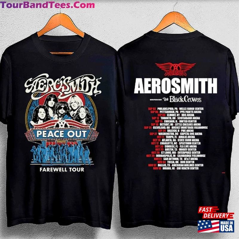 Aerosmith Peace Out Farewell Tour Shirt Vintage Style Sweatshirt For Fans And Music Lovers Hoodie 29Uf122537 – Utopia Fashion