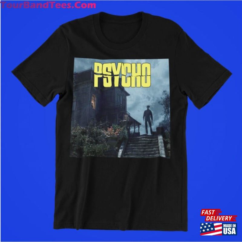 Alfred Hitchcock Psycho Horror Movie T-Shirt Classic Unisex 29Uf131959 – Utopia Fashion