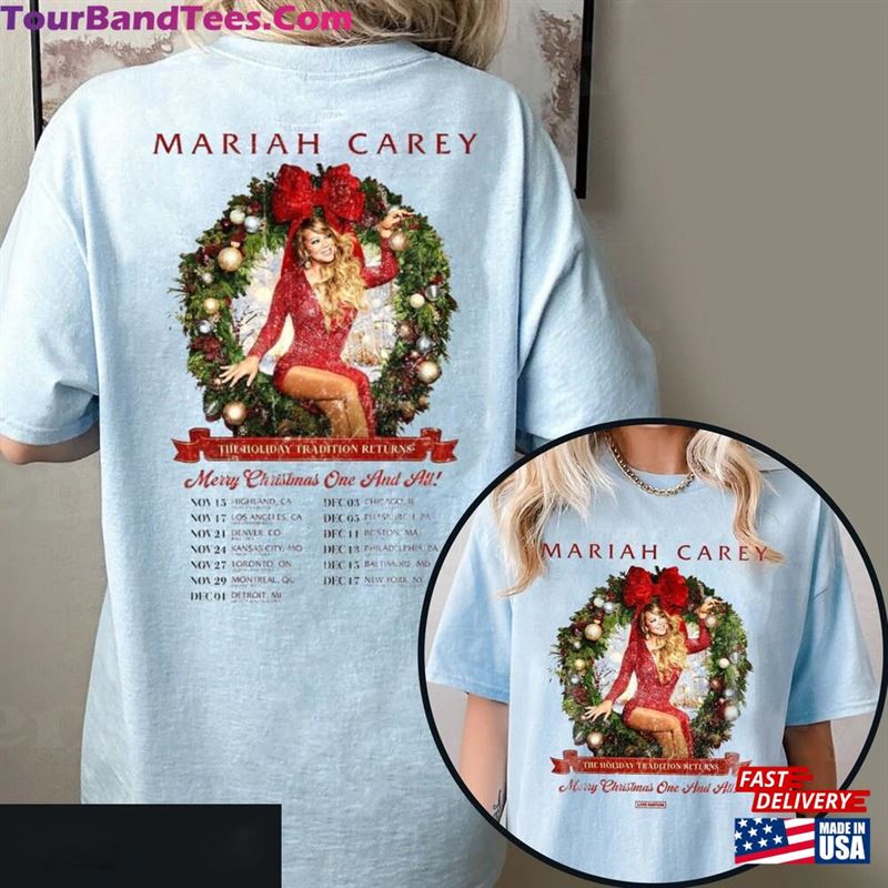 All I Want For Christmas Is Mariah Carey Sides Sweatshirt Xmas Shirt Concert Unisex Hoodie 29Uf122369 – Utopia Fashion