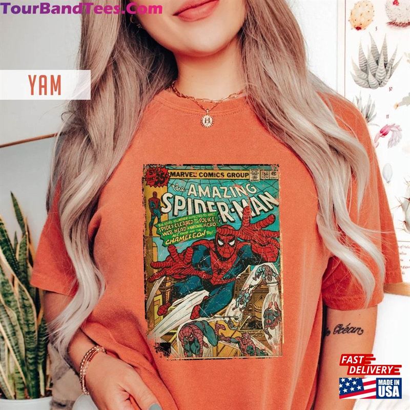 Amazing Spider Man Avenger Superhero Vintage Spiderman Shirt Unisex Hoodie 29Uf119079 – Utopia Fashion