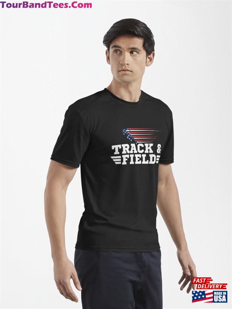 American Flag Track And Field Usa Running Team T-Shirt Classic 29Uf141433 – Utopia Fashion