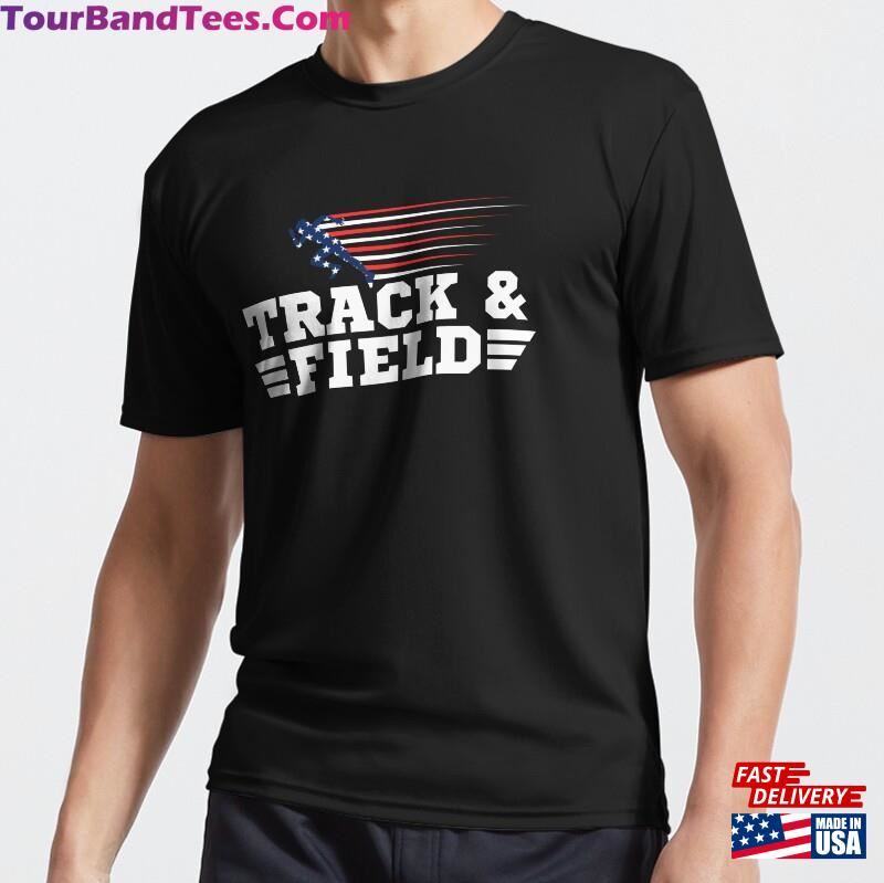 American Flag Track And Field Usa Running Team T-Shirt Classic 29Uf141433 – Utopia Fashion