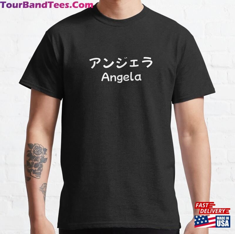 Angela Japanese Name Mug Sticker Unisex T-Shirt 29Uf136408 – Utopia Fashion