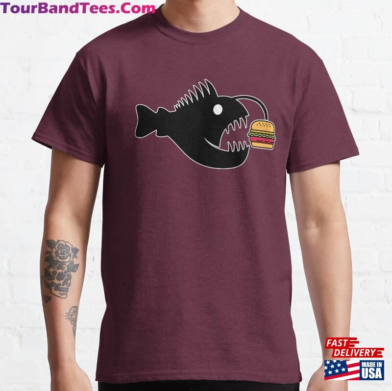 Anglerfish Burger Classic T-Shirt Hoodie Sweatshirt 29Uf122152 – Utopia Fashion