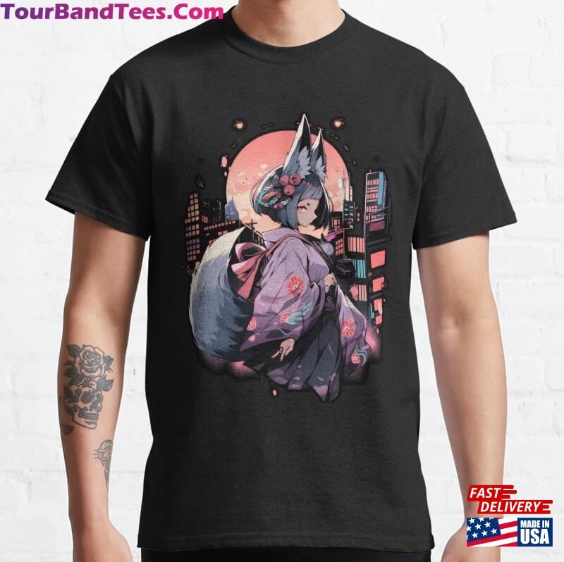 Anime Girl Kitsune Posing Cute Fox Unisex Classic 29Uf141408 – Utopia Fashion