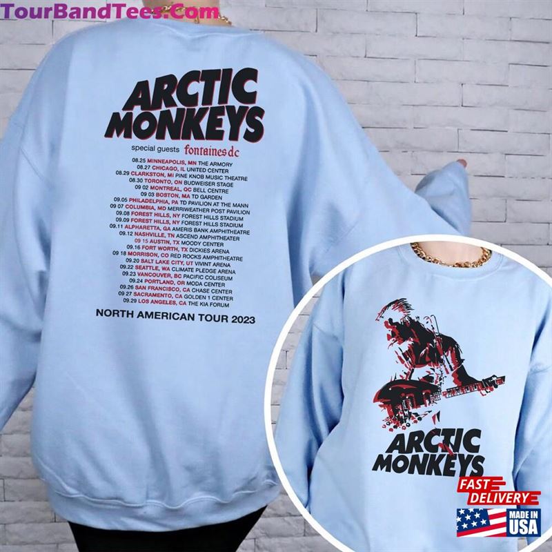 Arctic Monkey North America Tour Dates Shirt Am Hoodie T-Shirt 29Uf123600 – Utopia Fashion