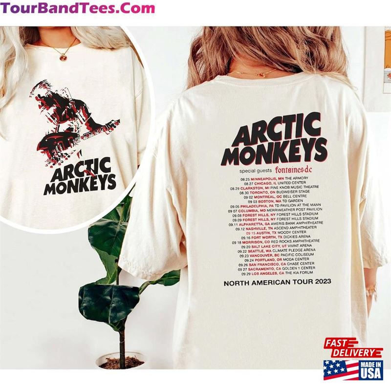 Arctic Monkey North America Tour Dates Shirt Music Lyrics Artic T-Shirt Hoodie 29Uf122899 – Utopia Fashion