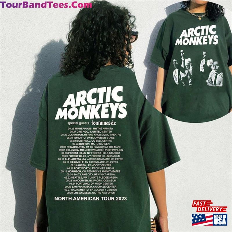 Arctic Monkeys Music Concert Tour Shirt North American T-Shirt Hoodie Sweatshirt 29Uf131872 – Utopia Fashion