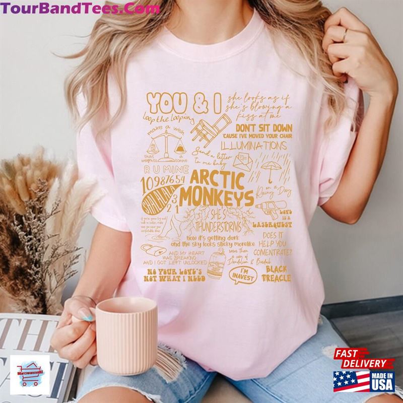 Arctic Monkeys Band Shirt Am Tour Lyric Sweatshirt T-Shirt 29Uf123270 – Utopia Fashion