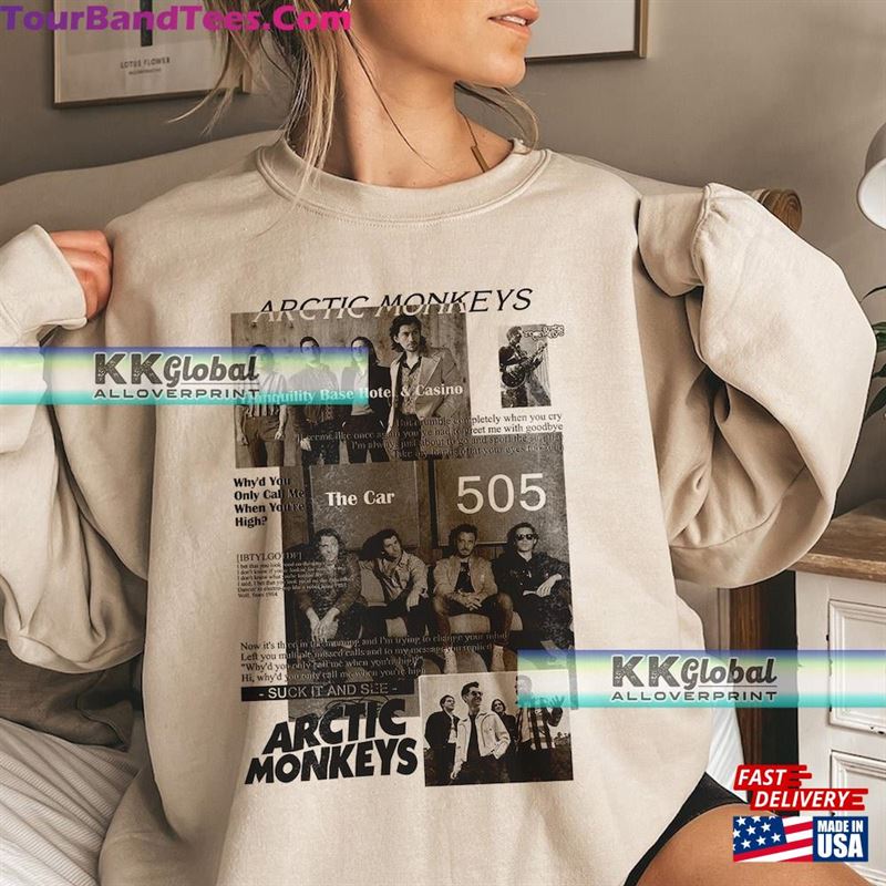 Artic Monkey Suck It And See Music Shirt Arctic Monkeys Tour T-Shirt Am North American Unisex Sweatshirt 29Uf131887 – Utopia Fashion