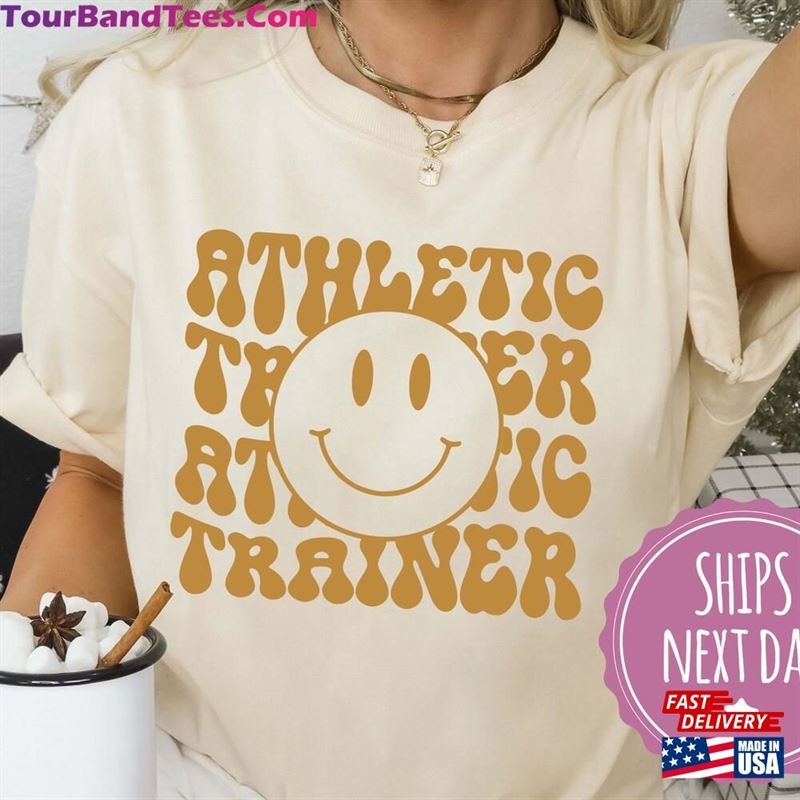 Athletic Trainer Shirt T-Shirt Sports Shirts Fitness Expert Coach Birthday Gifts Hoodie Classic 29Uf118988 – Utopia Fashion