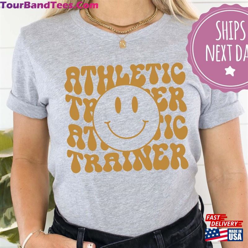 Athletic Trainer Shirt T-Shirt Sports Shirts Fitness Expert Coach Birthday Gifts Hoodie Classic 29Uf118988 – Utopia Fashion