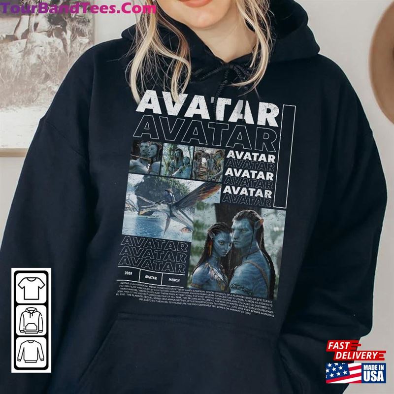 Avatar Merch Movie Shirt 90S Retro Vintage Unisex Classic Tee Hoodie T-Shirt 29Uf136603 – Utopia Fashion