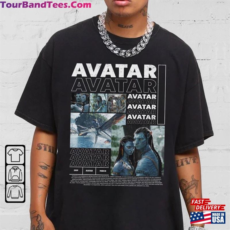 Avatar Merch Movie Shirt 90S Retro Vintage Unisex Classic Tee Hoodie T-Shirt 29Uf136603 – Utopia Fashion