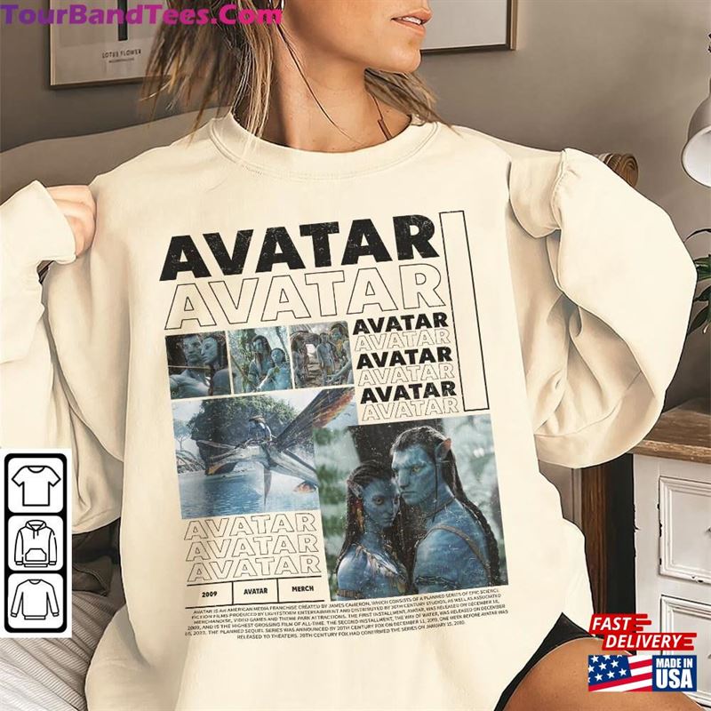 Avatar Merch Movie Shirt 90S Retro Vintage Unisex Classic Tee Hoodie T-Shirt 29Uf136603 – Utopia Fashion