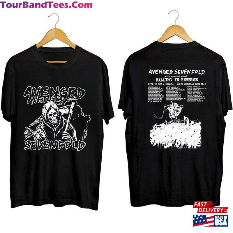 Avenged Sevenfold Band Shirt Tour T-Shirt Classic 29Uf118649 – Utopia Fashion