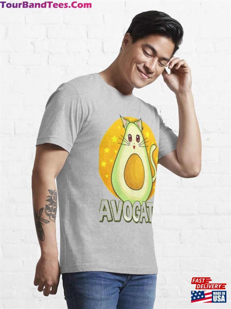 Avocado Funny Cute Cat Vegan And Lover Kitten_ T Shirts Essential T-Shirt Unisex Sweatshirt 29Uf136738 – Utopia Fashion