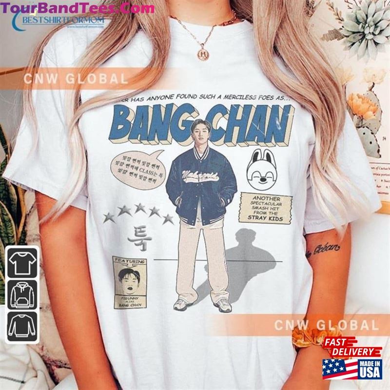 Bang Chan Comic Shirt Unisex Sweatshirt 29Uf124508 – Utopia Fashion